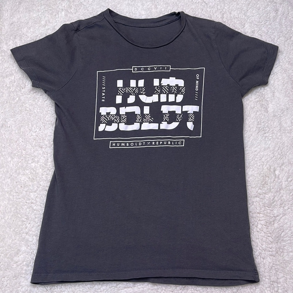 🟢Humboldt Republic Womens Crewneck Tee DCCVII Humboldt State of Mind size Small